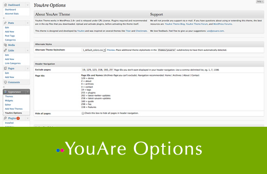 YouAre WordPress Theme
