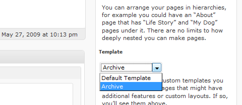 Archives Page