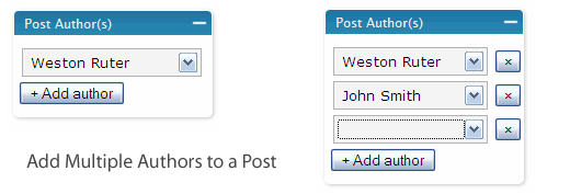 Allow Multiple Authors to be Associated with a Post in WordPress