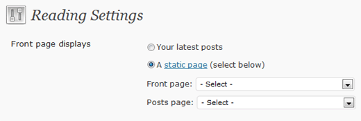 Custom Homepage in WordPress