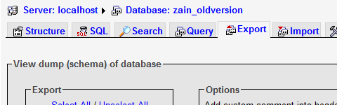 MySQL Backup