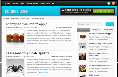 Guerrilla v2 Theme for WordPress