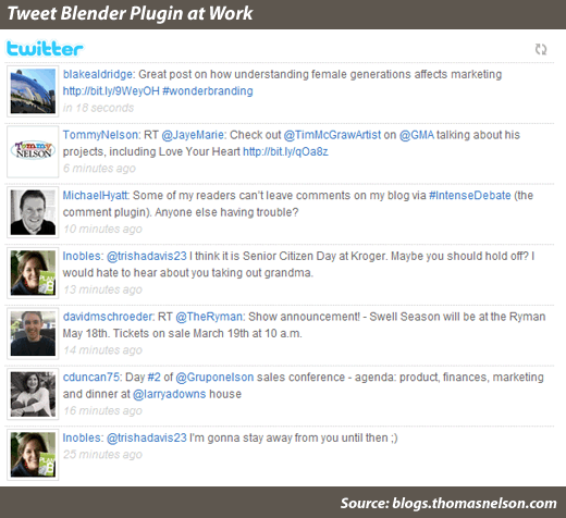 Tweet Blender Screenshot