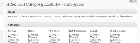 Exclude a Specific Category from RSS Feeds