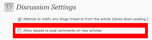 Disable Comments on WordPress