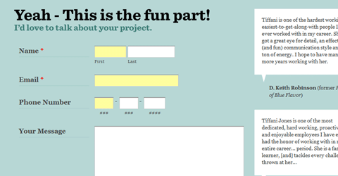 Second and Park - Best Practices of Contact Forms