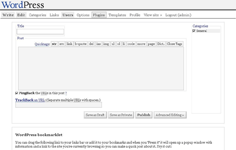 WordPress 1.2