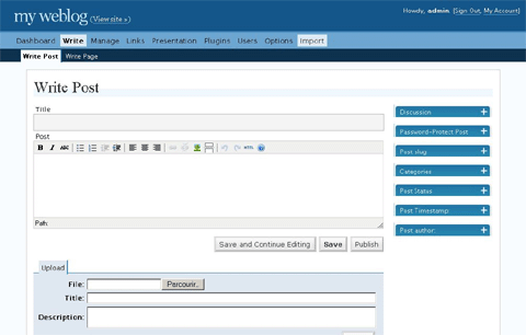 WordPress 2.0