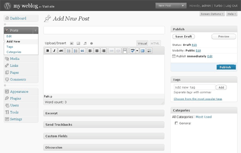 WordPress 2.7