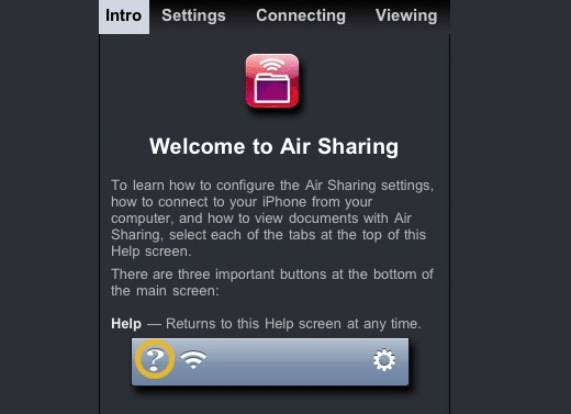Airsharing for iPhone