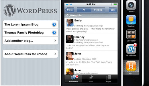 WordPress for iPhone