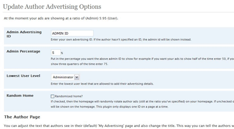 Author Advertising