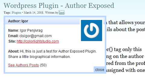 Author Exposed