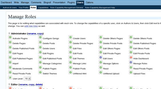 WP Role Manager