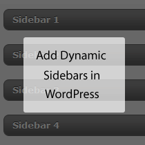 How to add Dynamic Widget Ready Sidebars in WordPress