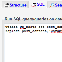 How to Find and Replace Text with One Click in your WordPress Database
