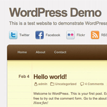 Free Notepad Theme for WordPress by N.Design Studio