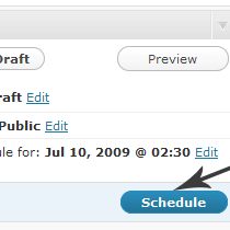Schedule Your Posts in WordPress