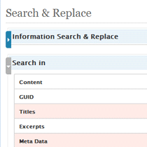 Search and Replace Plugin for WordPress Database