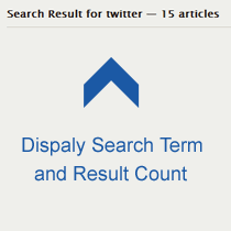 Display Search Term and Result Count in WordPress