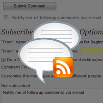 Allow your users to Subscribe to Comments in WordPress