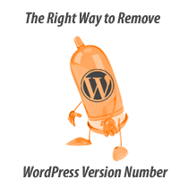 The Right Way to Remove WordPress Version Number