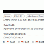 Additional Fields in the Media Uploader