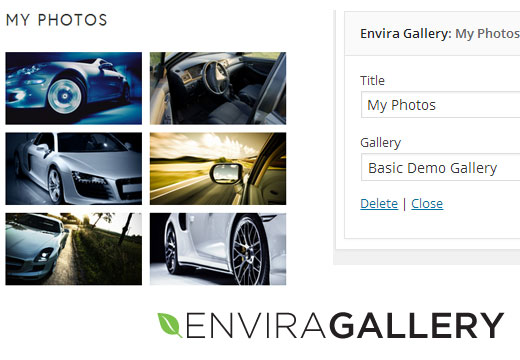 Envira Gallery Widget