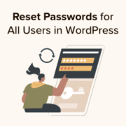 How to reset passwords for all users in WordPress
