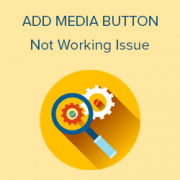 How to Fix Add Media Button Not Working in WordPress