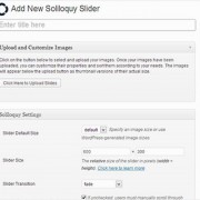 Adding a new WordPress slider with Soliloquy
