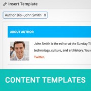 How to Add Content Templates in WordPress Post Editor