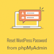How to Reset a WordPress Password from phpMyAdmin