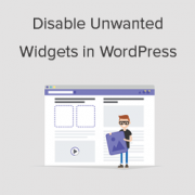 How to Disable Unwanted Widgets in WordPress