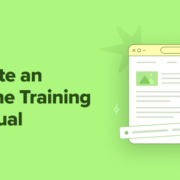 How to create an online training manual in WordPress