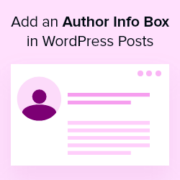 How to Add an Author Info Box in WordPress Posts (4 Ways)