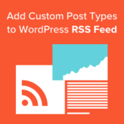 How to add custom post types to your main WordPress RSS feed