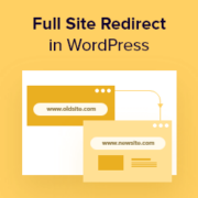 Full site redirect in WordPress