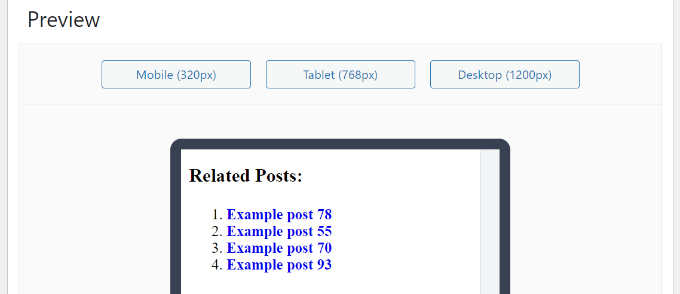 Visualizza in anteprima i post correlati