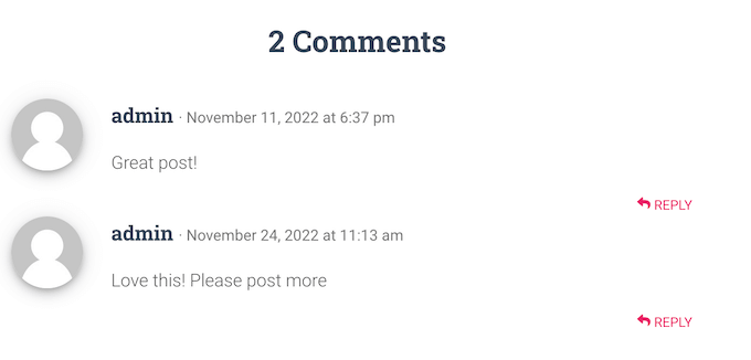 WordPress 评论部分，最旧的评论在前