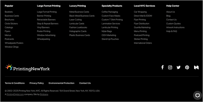 Antet imprimare New York