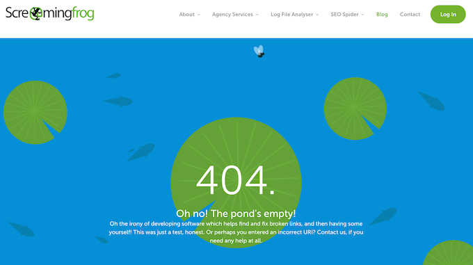 尖叫青蛙404设计