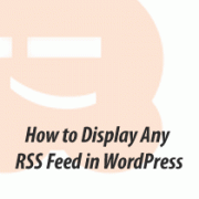 Display RSS in WordPress