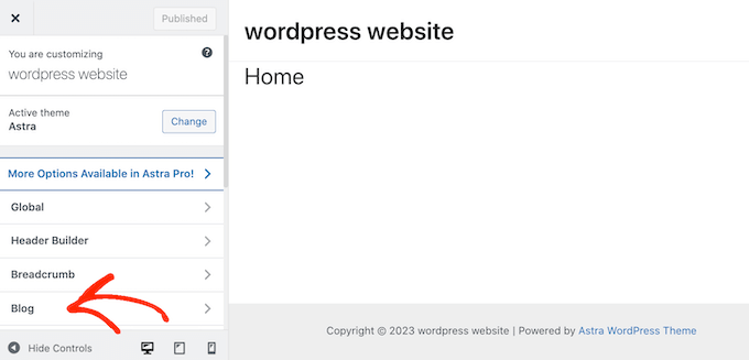 Adding post excerpts to a WordPress theme using the Customizer