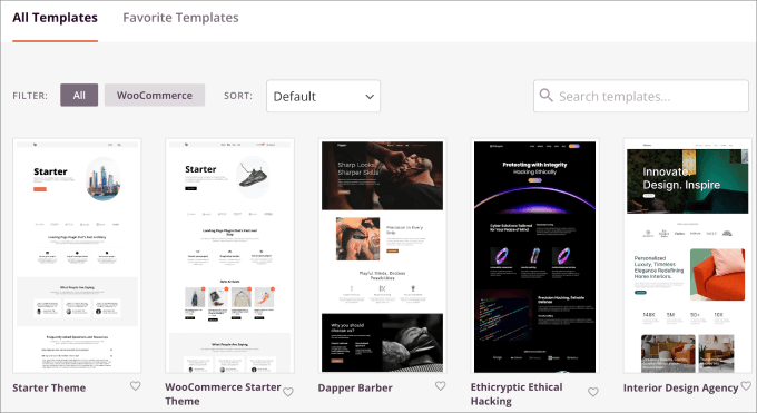 SeedProd templates