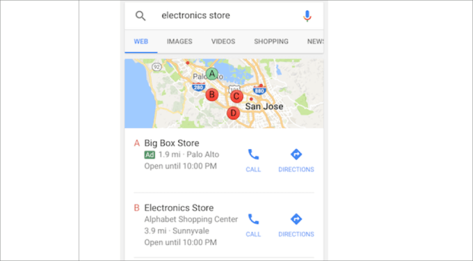 mobile local search