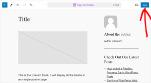 How to Display Different Sidebar for Each Post and Page in WordPress