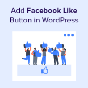 How to add Facebook like button in WordPress