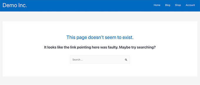 404 error for custom post type archive page 