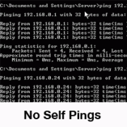 No Self Pings